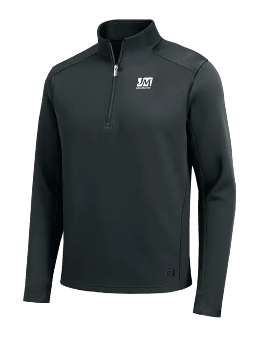 OGIO Transcend Very Dark Grey 1/4-Zip w/Johns Manville Logo