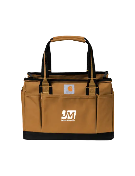 Carhartt Light Brown Utility Tote w/Johns Manville Logo