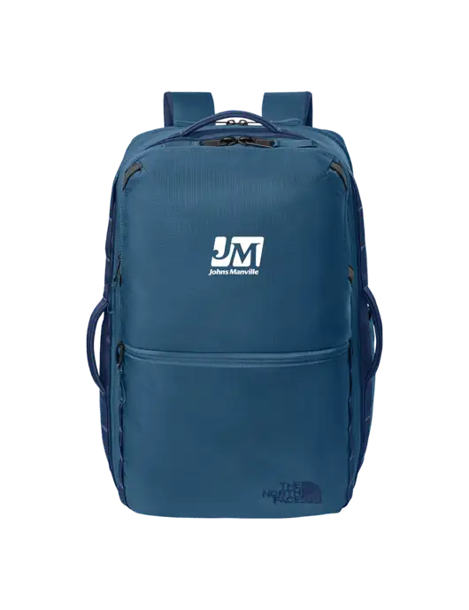 The North Face 35L Light Navy Travel Backpack w/Johns Manville Logo