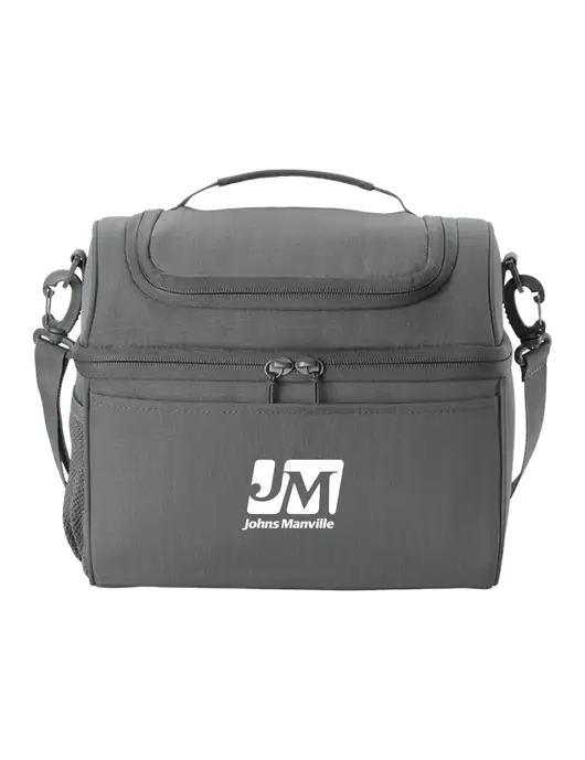 Polar Lunch Medium Grey Cooler w/Johns Manville Logo