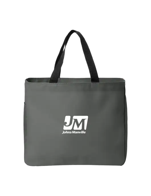 Essential Dark Grey Tote w/Johns Manville Logo