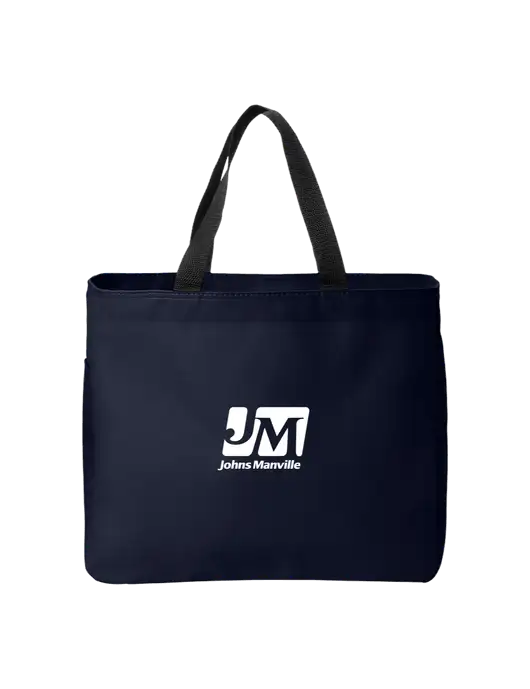 Essential Dark Navy Tote w/Johns Manville Logo