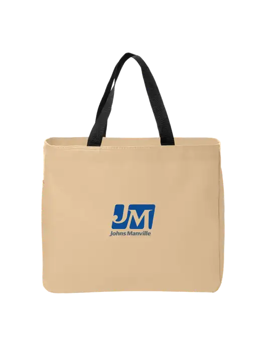 Essential Dark Tan Tote w/Johns Manville Logo