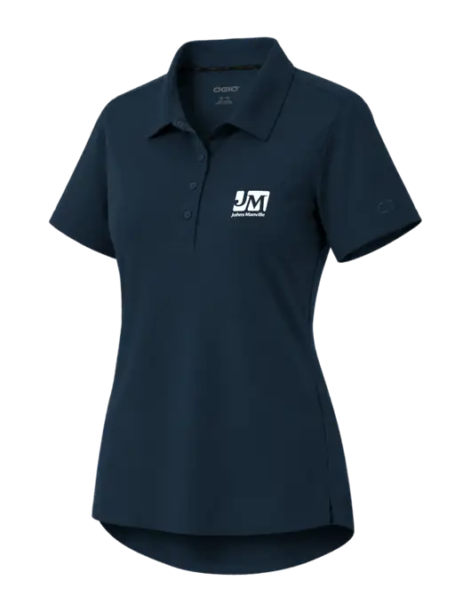 OGIO Womens Envision Dark Navy Polo w/Johns Manville Logo
