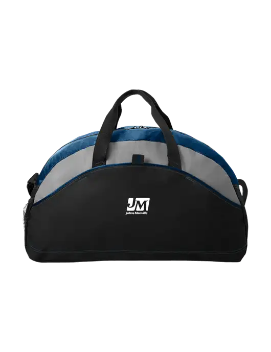Medium Contrast Navy Duffel w/Johns Manville Logo