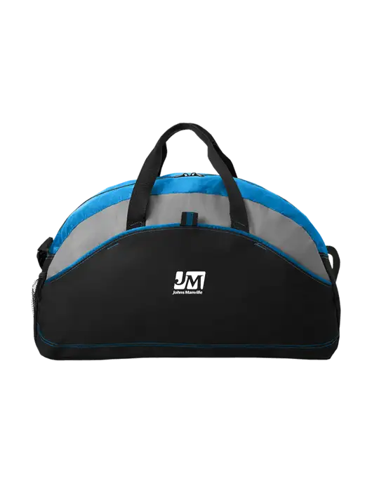 Medium Contrast Royal Duffel w/Johns Manville Logo