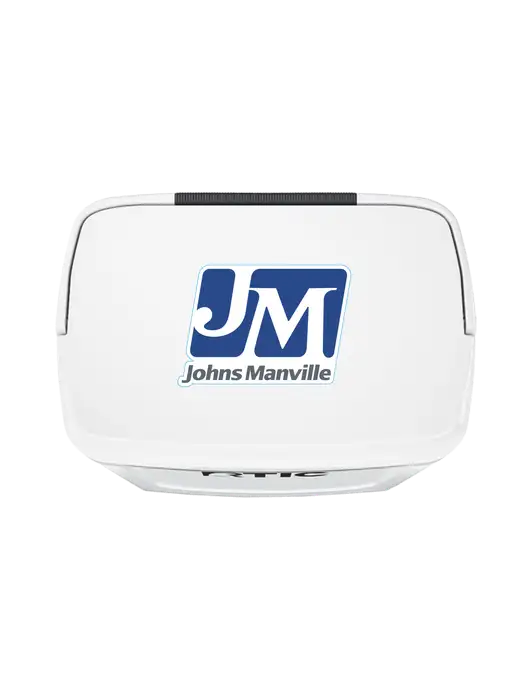 RTIC 8 QT Road Trip White Personal Hard Cooler w/Johns Manville Logo