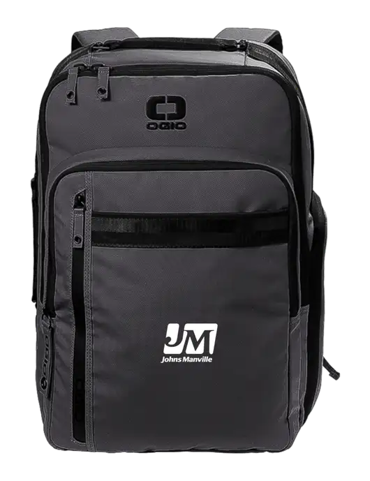 OGIO Commuter XL Dark Grey Backpack w/Johns Manville Logo
