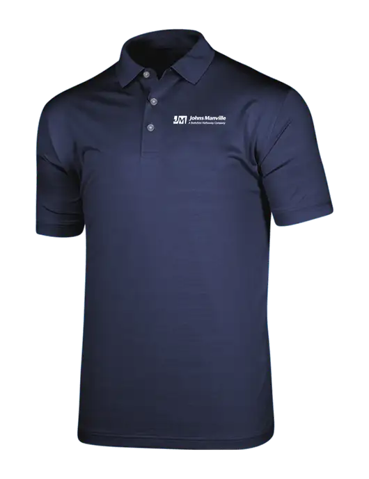 Callaway Vibrant Navy Ventilated Polo w/Johns Manville Logo w/Tagline