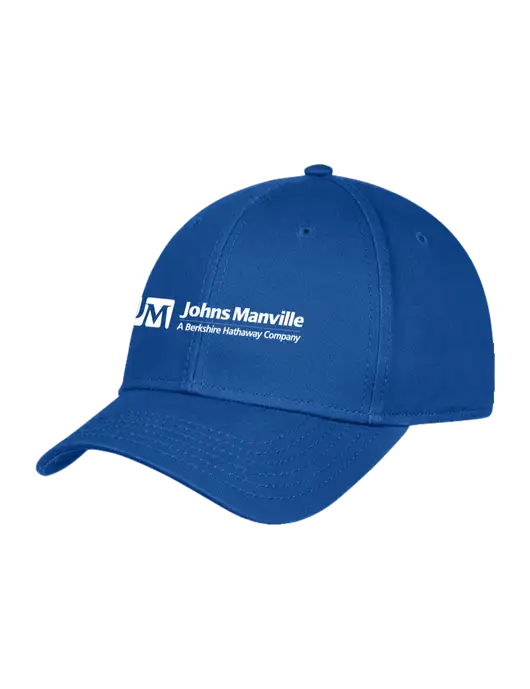 Royal Structured Cap Hook & Loop w/Johns Manville Logo w/Tagline