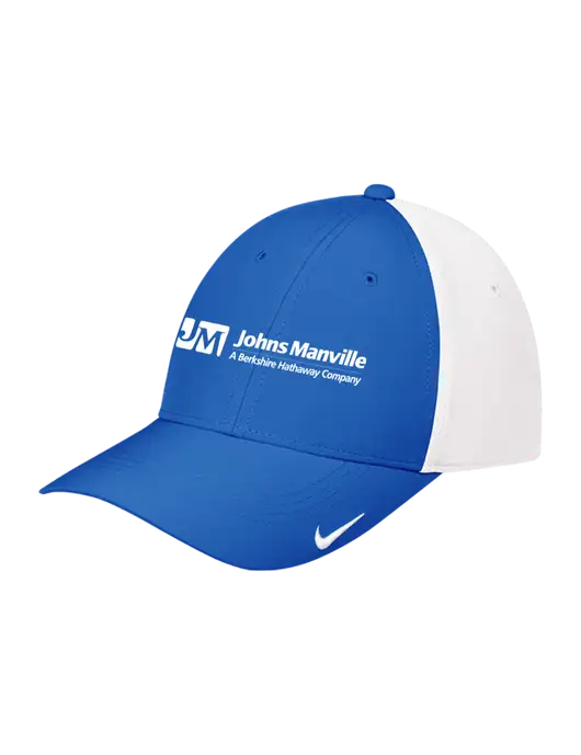 Nike Royal/White Dri-FIT Legacy Cap w/Johns Manville Logo w/Tagline