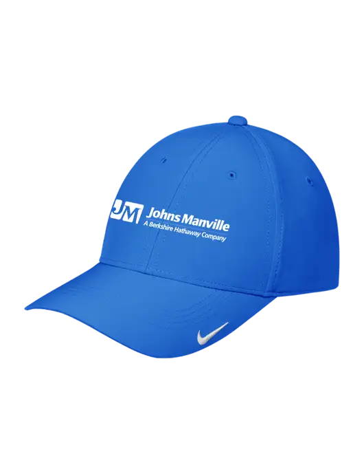Nike Royal Dri-FIT Legacy Cap w/Johns Manville Logo w/Tagline