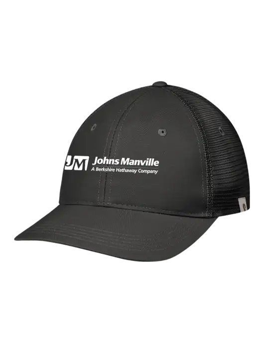 Carhartt Black Trucker Rugged Pro Series Cap w/Johns Manville Logo w/Tagline