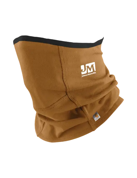 Carhartt Brown Cotton Blend Filter Pocket Gaiter w/Johns Manville Logo